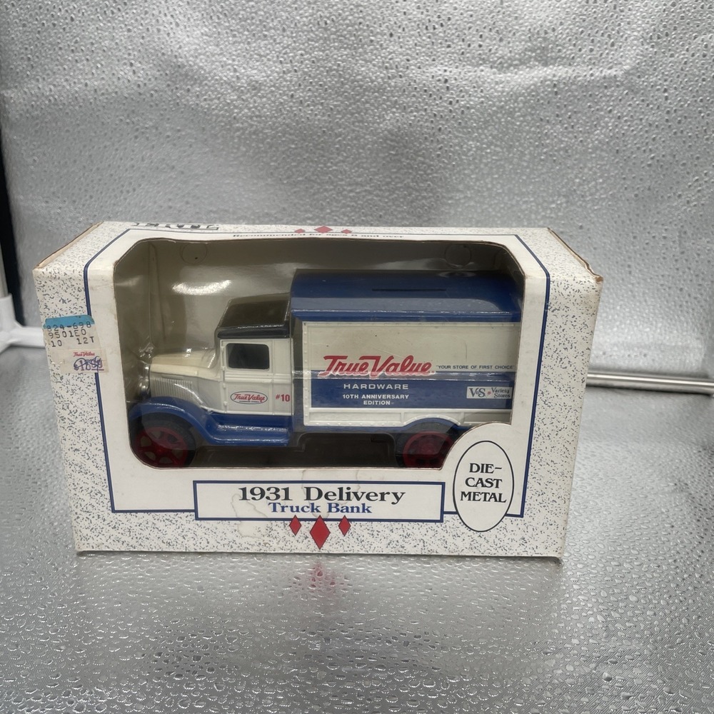 ERTL 1931 Delivery Truck Bank True Value‎ Hardware 1/34 Scale Die-Cast Metal NIB